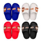Par de sandalias tipo chanclas infantiles con diseño de labubu lucky, variedad de colores / 81407