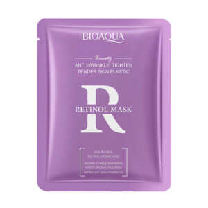 1pza mascarilla bioaqua antiarrugas con retinol y ácido hialurónico / retinol mask / bqy08121