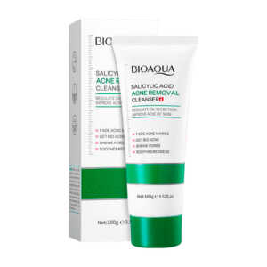 Limpiador facial bioaqua con extracto de ácido salicílico para controlar el acne, 100g / acne removal / bqy56297