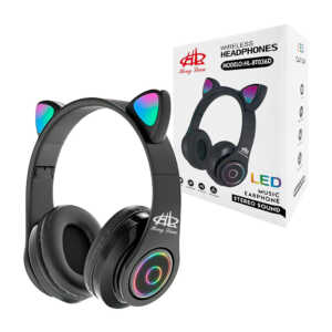 Audífonos inalámbricos de diadema, plegables, con orejas de gatitos, variedad de colores / hl / hl-bt036d