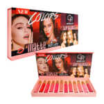 Paquete con 12 brillos labiales maybelucky en tonos matte, variedad de tonos / lip gloss / cy-1078