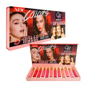 Paquete con 12 brillos labiales maybelucky en tonos matte, variedad de tonos / lip gloss / cy-1078