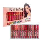 Paquete con 12 labiales líquidos en tono matte new nude, variedad de tonos / maybelucky / cy-214311 / 632143