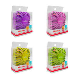 Mini ventilador cuadrado portátil, recargable, plegable con espejo, variedad de colores / d-20086 / mini fan / jinhuafeng