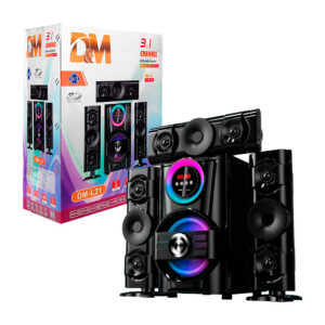 Equipo de sonido bluetooth con 3 amplificadores entrada usb, sd, conexión auxiliar, control, luz led en el altavoz y en la pantalla digital / dm-l21 / multimedia speaker