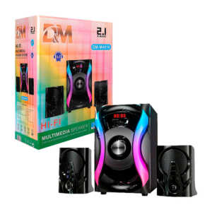 Equipo de sonido con 2 amplificadores, conexión bluetooth, usb, tf, auxiliar, luz led, pantalla digital + control / dm-m4016 / D&M / x-bass