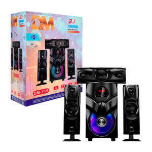 Equipo de sonido con 3 altavoces pantalla digital conexión bluetooth, usb y sd, luz led + control / channel multimedia speaker / dmy15