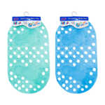 1pza Tapete de plástico para el baño, antiderrapante, ovalado de 66x35 cms, variedad de usos / lf-dt8754