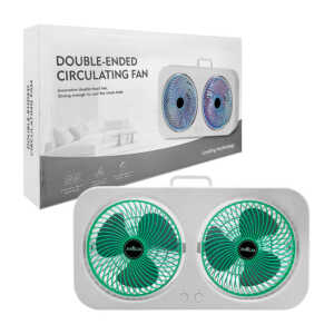 Ventilador doble con 3 aspas recargable con encendido independiente, variedad de colores / jkangjia / circulating fan / fan-g22 / jkj-105