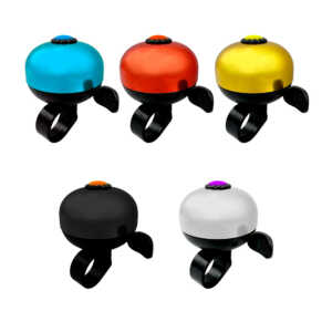 1pza Timbre metálico para volante de bicicleta, ajustable, con funcionamiento de palanca, variedad de colores / g11