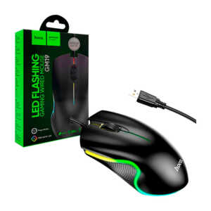 Mouse gamer alámbrico de 1.4m con luces rgb, diseño ergonómico y conexión por usb / gm19 / led flashing gaming wired mouse