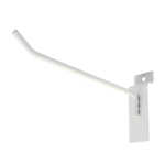 1pza Gancho blanco de 15cm para panel ranurado / h1304