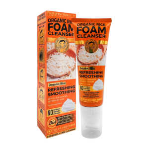 Espuma facial limpiadora con extracto de arroz 120ml y cepillo limpiador / foam cleanser / ha-3066