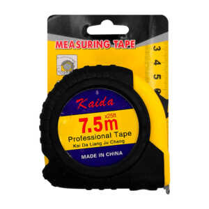 1pza Cinta métrica / flexómetro bicolor ajustable, con asa agarradera, y capacidad de 7.5m, variedad de usos / measuring tape / jc8966