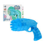 1pza Juguete pistola lanza burbujas translúcido, con función a pilas, variedad de colores / bubble blaster / bur8115