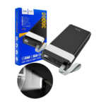 Power bank batería portátil de 30000mAh con entradas type-c, micro y lightning + 2 puertos de salida usb-a, indicador led digital de batería, lámpara led de mesa y correa / j73 / led table lamp power bank