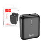 Mini power bank batería portátil de 5000mAh con entrada type-c y salida usb-a, indicador led de batería + cable / j96