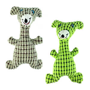 Juguete de peluche para mascota con forma de animal y textura de patrón, variedad de colores / jr2559 / 2559