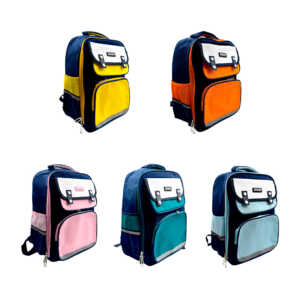 Mochila escolar para laptop con diseño ergonómico y 3 compartimentos, variedad de colores / buiger / lu3551
