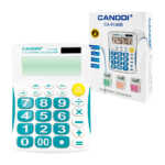 Calculadora electrónica de 12 dígitos y teclas grandes de plástico, variedad de colores / mt1069 / ca-9136b / canodi