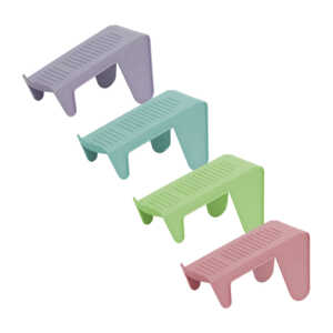 Zapatera individual de plástico con relieves antideslizantes, variedad de colores  / mt975