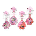 Cepillo de plástico infantil en forma de garrita  con estampado de minnie y figuras encapsuladas / fashion / hair comb / s-0633