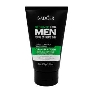 Limpiador facial sadoer con extracto de centella asiatica para hombres, 100g / sd36612