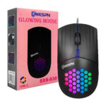 Mouse alámbrico con entrada tipo c, 1600 dpi y luces rgb, variedad de colores / glowing mouse / sxs-838