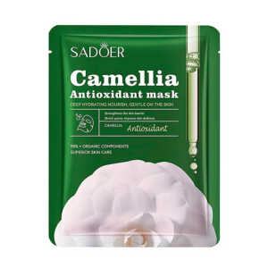 1pza Mascarilla facial antioxidante sadoer con extracto de camellia, 25g / sd03911