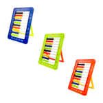Abaco rectangular de plástico con soporte, variedad de colores / tt801 / toys toys / 5198-a