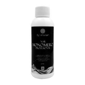 1pza Pomo pequeño de monómero para uñas acrílicas, para uso profesional, variedad de funciones / le reveur / 120ml
