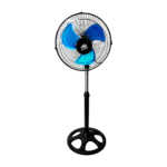 Ventilador redondo de pedestal, 12 pulgadas con 3 aspas metálicas / ven18n