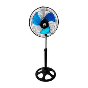 Ventilador redondo de pedestal, 12 pulgadas con 3 aspas metálicas / ven18n