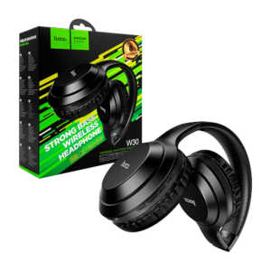 Audífonos de diadema inalámbricos plegables con bajos profundos, almohadillas ergonómicas, puerto tf - auxiliar, micrófono y botones de control / w30 / strong bass