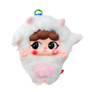 Llavero peluche afelpado coleccionable tipo migo, variedad de modelos y colores / happy ghost / wss6518