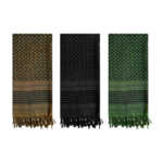 1pza Pashmina palestina decorativa, con diseño estampado y bordes hilados, variedad de colores / 115x115cms / x227