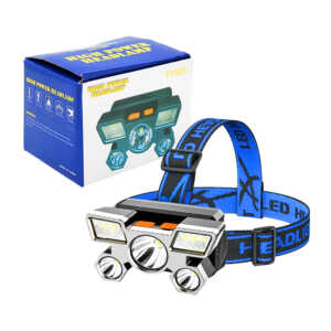 1pza Lámpara tipo minero cuadrada, recargable, con 4 modos de iluminación y banda extensible, variedad de usos / xy501 / lam8691