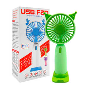 Mini ventilador de mano recargable con decoración de orejas de animales y 3 velocidades, variedad de modelos y colores / usb fan / yl106