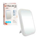 Espejo rectangular de tocador con luz led recargable / my fold jin ge / jg-001