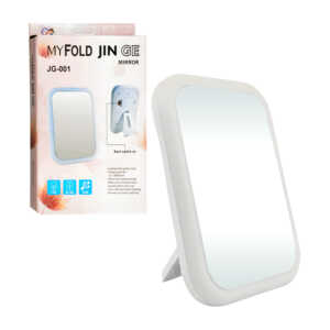 Espejo rectangular de tocador con luz led recargable / my fold jin ge / jg-001