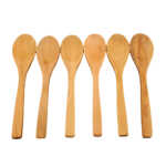 Paquete con 6 cucharas de madera bambú, 15 cm cada una / a4598 / kitchen tools / juego de cuchara / l220-18en