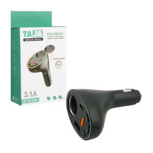Transmisor bluetooth con radio mp3, puerto usb, luces rgb y encendedor para auto-coche / fm car kit / taja / acc-20500