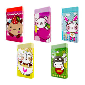Paquete con 30 borradores de 6cm, diseño de animales kawaii, variedad de colores / jg-021 / b8474 / eraser
