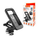1pza Funda universal para teléfono, magnético, con brazo ajustable para moto / bici y protección contra el agua, variedad de usos / ba-n115 / fx