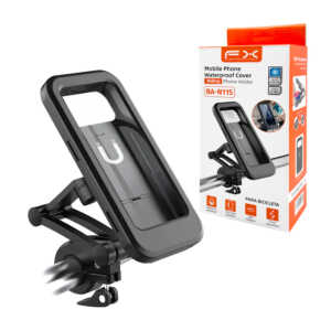 1pza Funda universal para teléfono, magnético, con brazo ajustable para moto / bici y protección contra el agua, variedad de usos / ba-n115 / fx