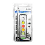 1pza Lámpara para bicicleta recargable, cuadrada, de luces coloridas, con 5 modos de iluminación, variedad de colores / dogxn / bl-2003
