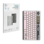 Teclado inalámbrico yisen con diseño transparente, recargable compatible con android, ios y windows , variedad de colores / keyboard / bl032