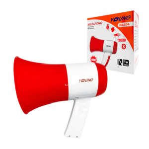 Megáfono - altavoz recargable bluetooth entrada tf, usb, control de alarma, variedad de colores / megáfono youg / bs304