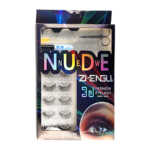 Paquete con juego de 10 pestañas postizas y 56 pestañas 1x1 con efecto 3d + tijeras, cepillo, pinzas y pegamento / nude new / all about beauty / yy-p62a