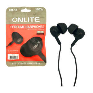 Audífonos alámbricos onlite con entrada auxiliar, color negro / cm-13 / cm-1314 / onlite super bass / on-41e